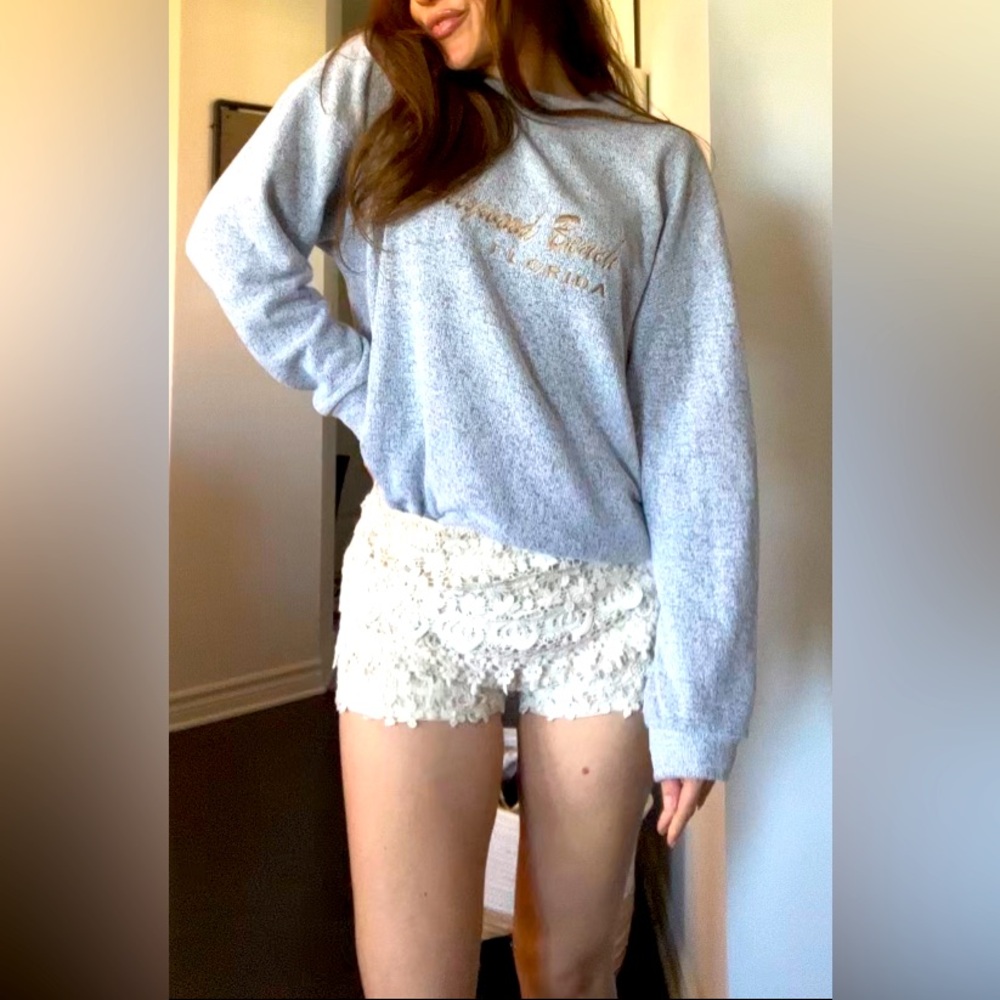 Hollywood beach cozy sweatshirt
